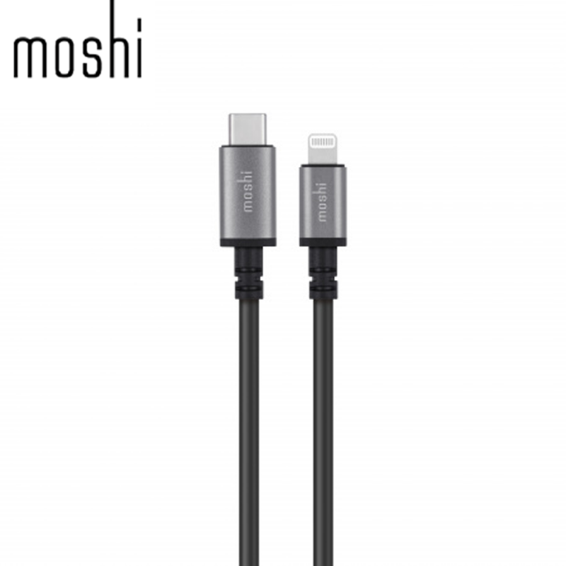 MOSHI USB-C to Lightning Cable 10 ft (3 m) - Black