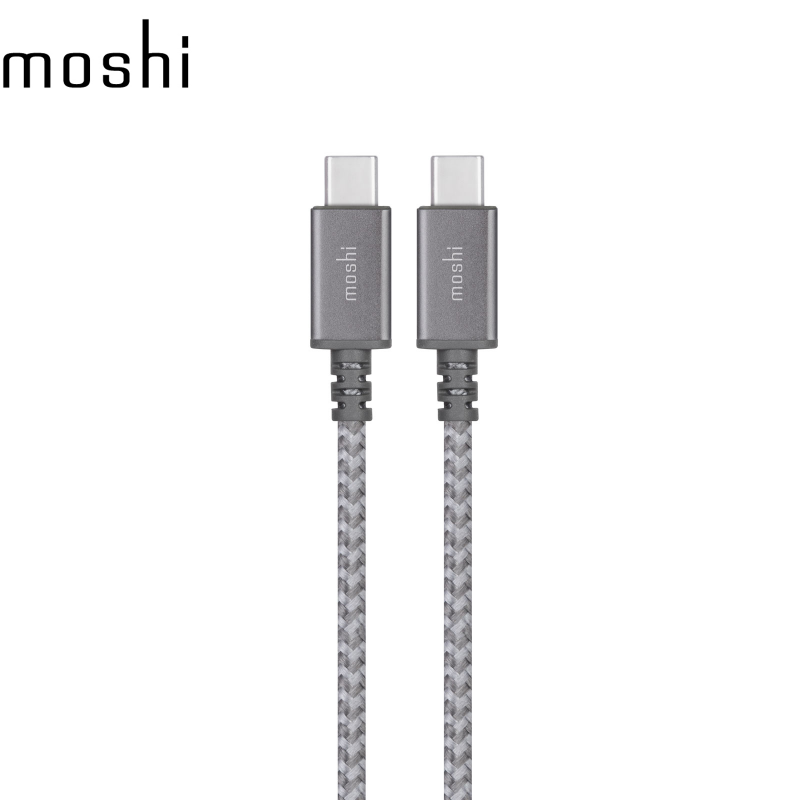 MOSHI USB-C to USB-C Charge/Sync Cable 2m - Integra™-Titanium Grey