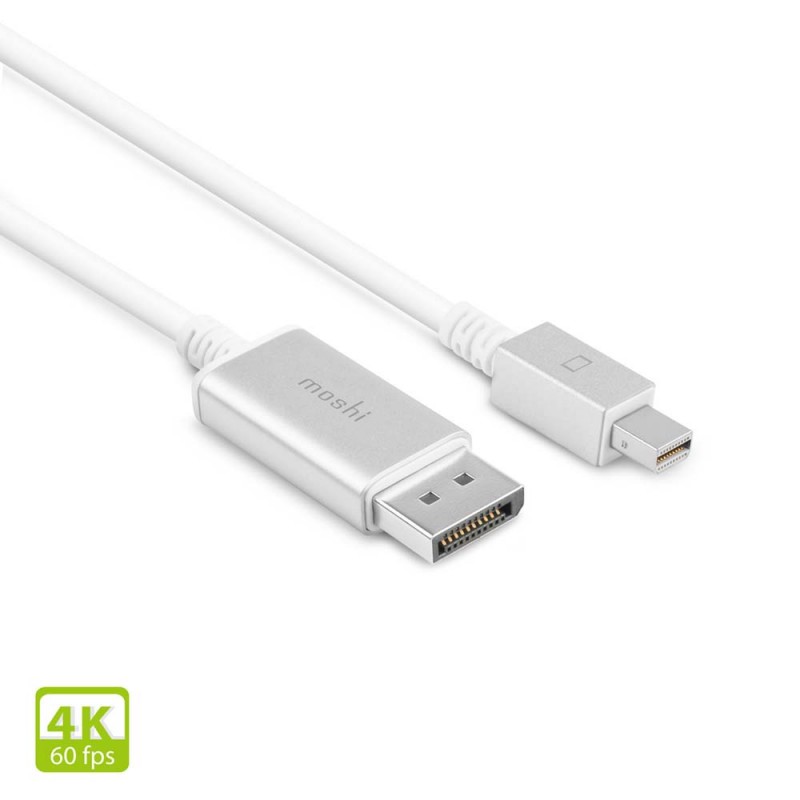 MOSHI Mini DisplayPort to DisplayPort Cable 1.5M 4K@60 - White