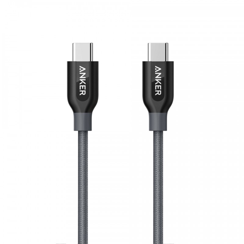 Anker PowerLine+ USB-C to USB-C 2.0(3ft) - GRAY