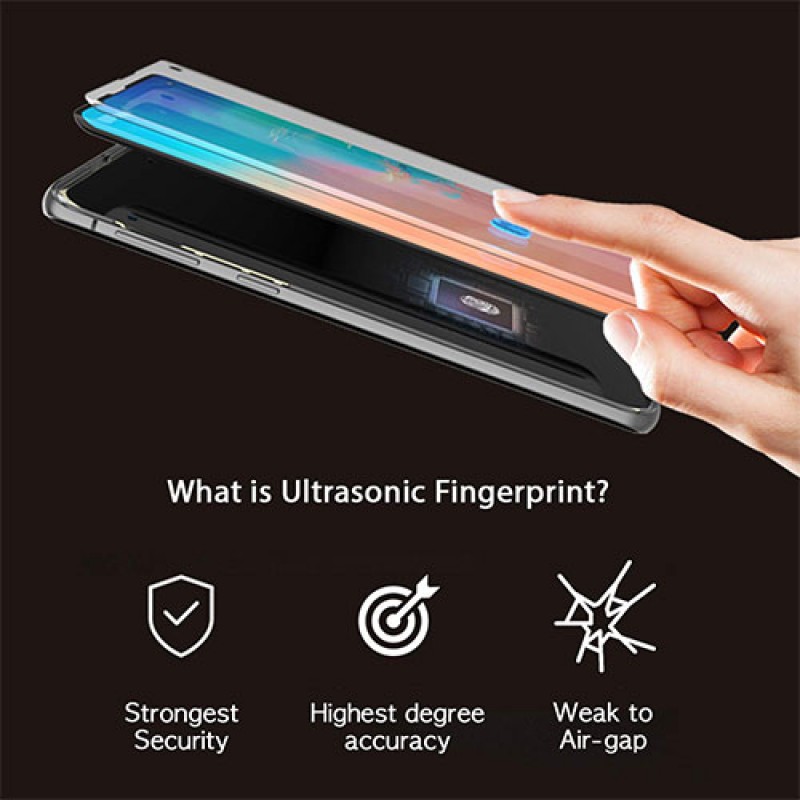 Galaxy S10 PLUS Whitestone Dome Glass Tempered Glass Screen protector with UV
