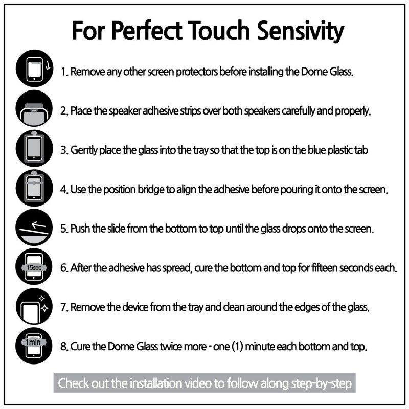 Whitestone iPhone 11 Pro MAX Tempered Glass Screen Protector