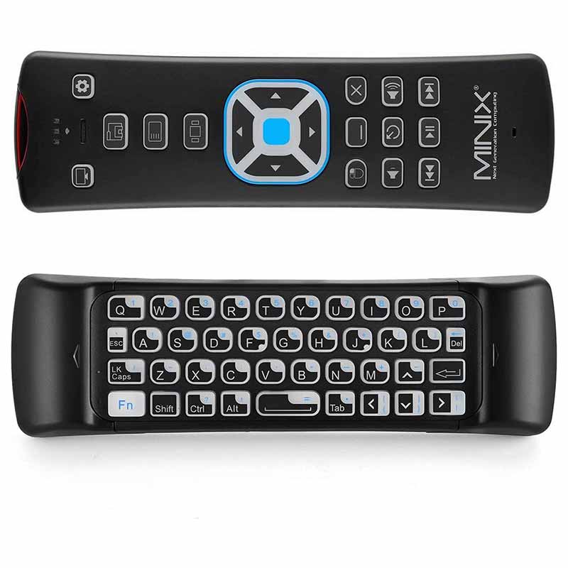Minix W2 Wireless 2.4GHz Windows Remote with Voice Input Backlit Air Remote Control