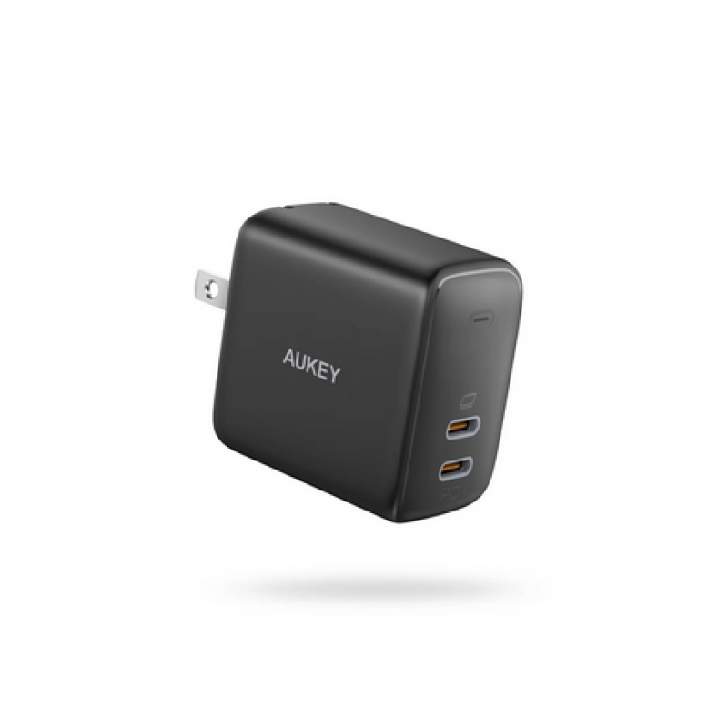 Aukey Swift Duo PD 40W 2 Port PD Wall Charger ,Black