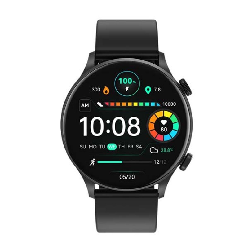 Haylou LS16 Solar Plus Smart Watch - Black