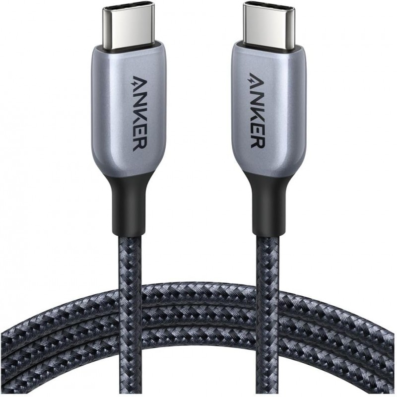 Anker 765 USB-C to USB-C Cable (Nylon) 140W 6ft - Grey