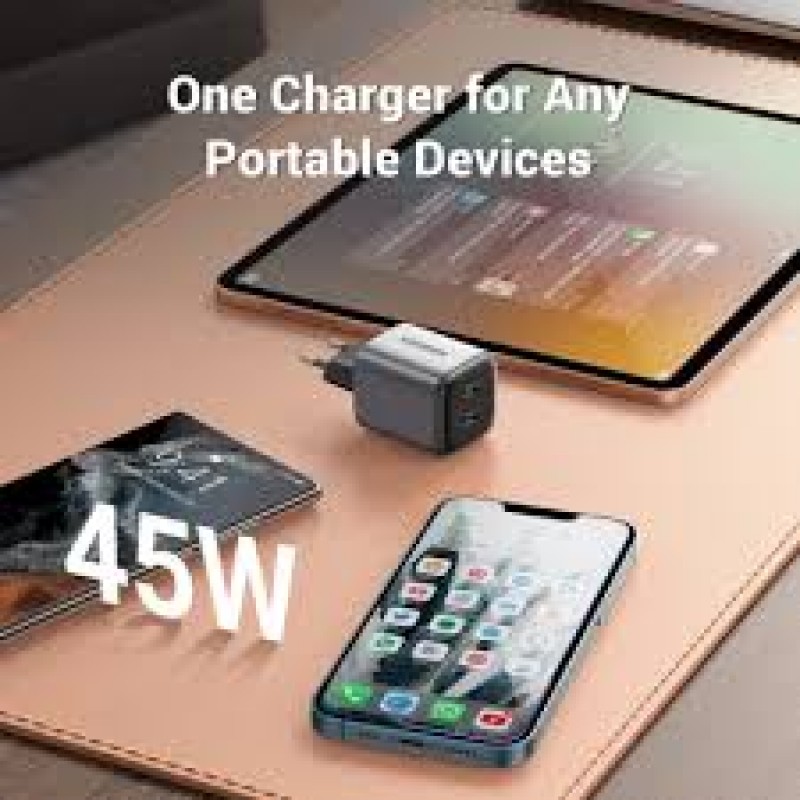 UGREEN CD294 USB-C+USB-C 45W PD Chargers (25W+20W)