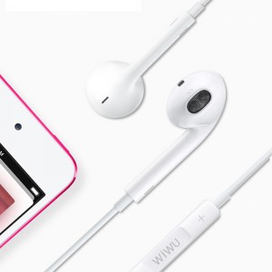 WIWU EARBUDS 302 I-PHONE EARBUDS WITH LIGHTNING CONNECTOR