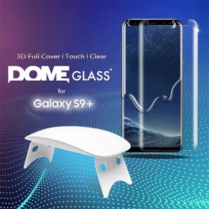 Galaxy S9 Plus Whitestone Dome Glass Tempered Glass Screen protector with UV
