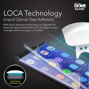Galaxy Note 9 Whitestone Dome Glass Tempered Glass Screen protector with UV