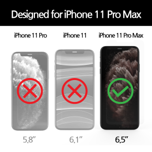 Whitestone iPhone 11 Pro MAX Tempered Glass Screen Protector