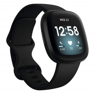 Fitbit Versa 3 GPS Health And Fitness Smartwatch - Black