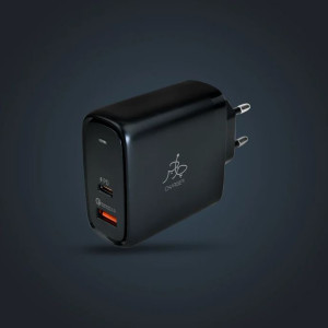 Taar Fusion Dual-Boost PD 45W (C to C Cable Included) - Black